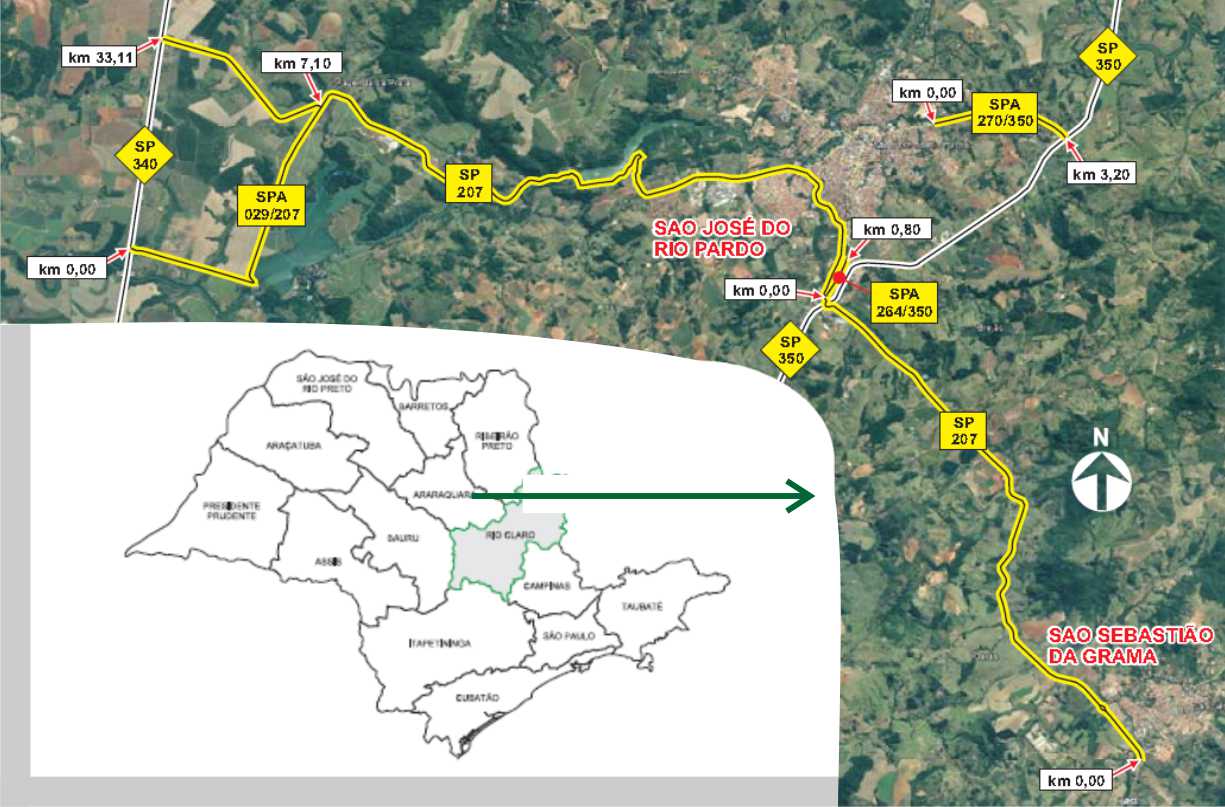 Duplicação SP-207, SPAs-029/207, 270/350 e 264/350 – DER-SP